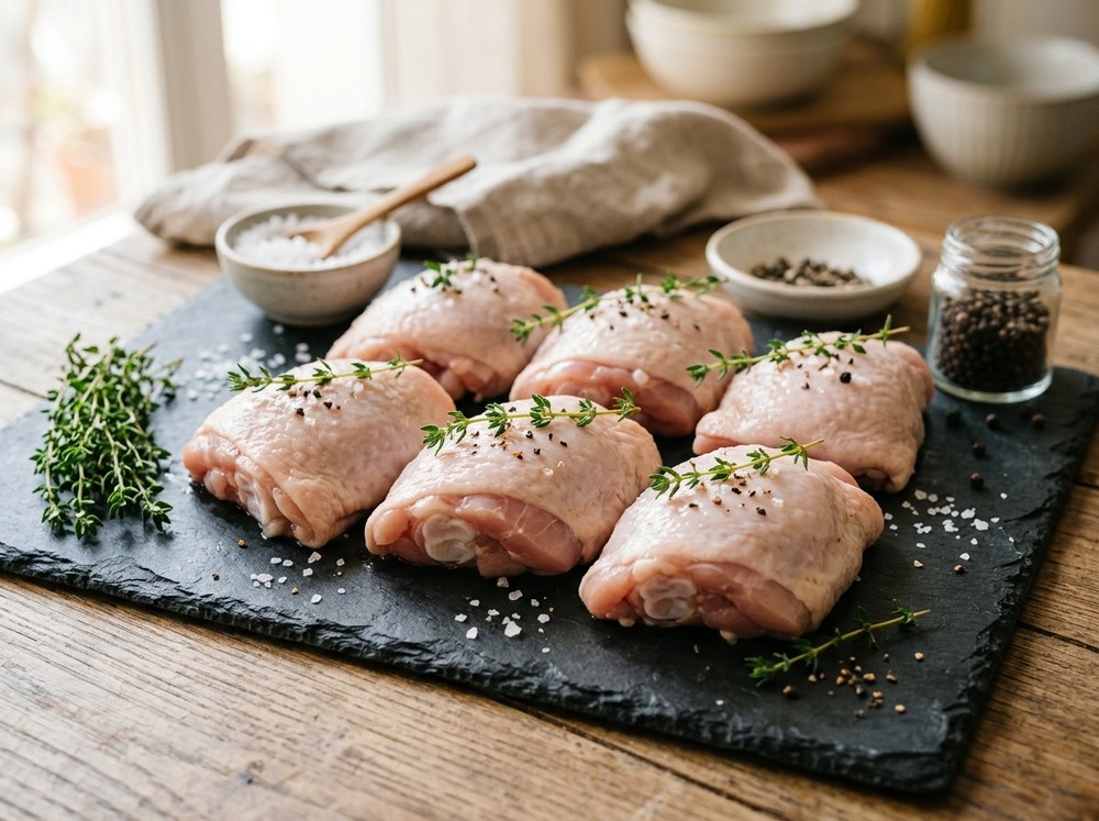 Muslo de pollo fresco - Pollería Belgrano Bariloche